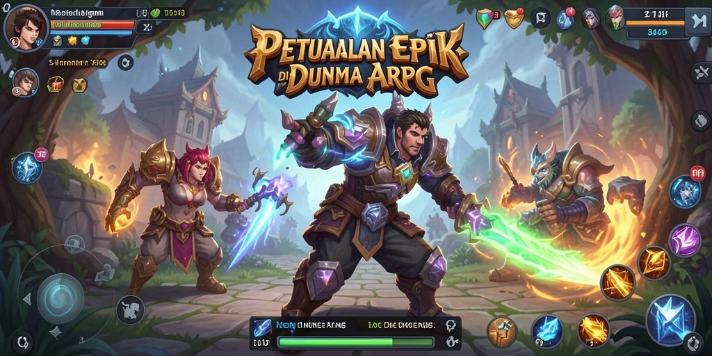 Tampilan gameplay yang menakjubkan di 3446, aksi seru sepanjang petualangan.