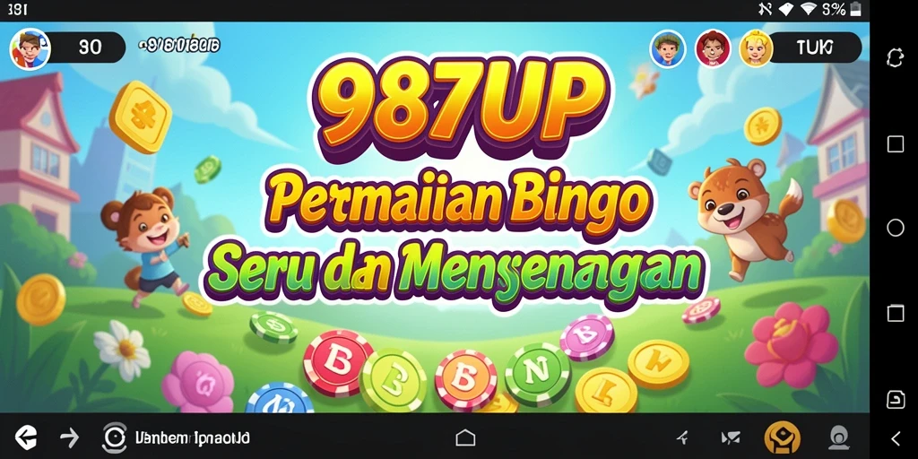 Tangkapan layar permainan Bingo seru di 987UP.