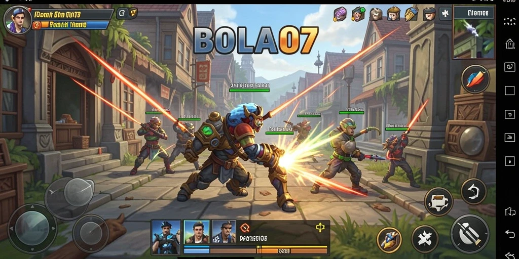 Tampilan gameplay seru dan strategi mendalam di BOLA07.