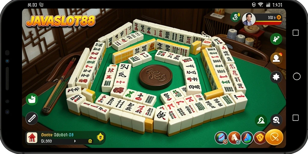 Screenshot utama menampilkan gameplay seru dari JAVASLOT88.