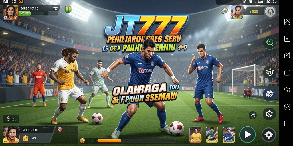 Screenshot gameplay JT777 yang menunjukkan aksi seru dalam permainan olahraga.