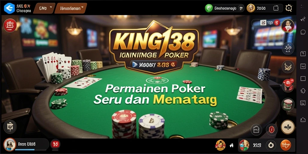 Tampilan gameplay Poker yang menarik di KING138.