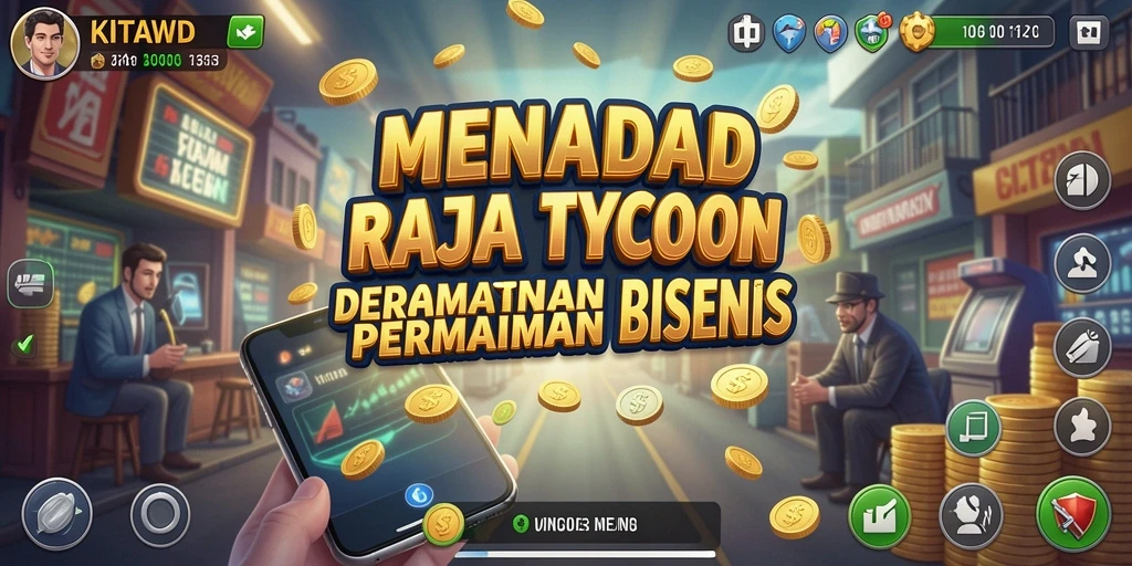 Tampilan gameplay menarik dari KITAWD yang menggambarkan pengalaman Tycoon.