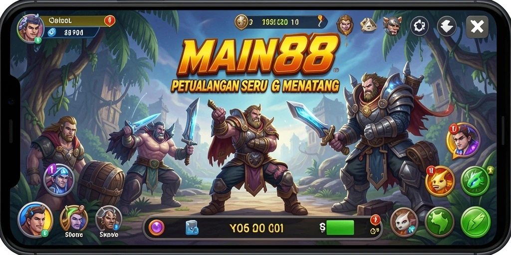 Tampilan gameplay petualangan di MAIN88 yang mengesankan.