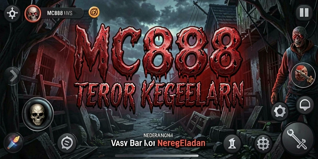 Screenshot menampilkan karakter dalam ketegangan menghadapi makhluk Horror.