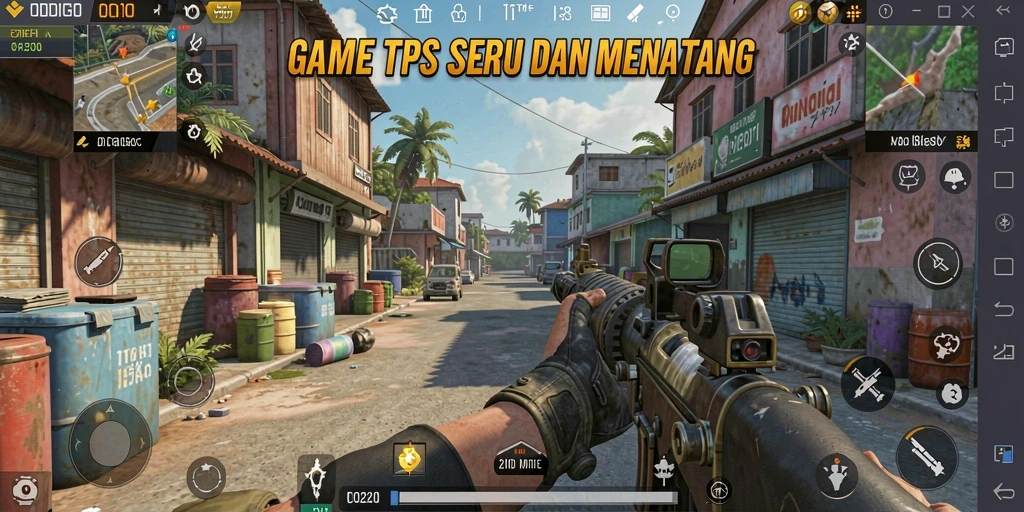 Tampilan seru gameplay ODDIGO yang menantang dan mendebarkan.