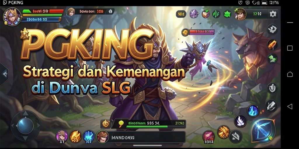 Tampilan gameplay menegangkan dalam dunia SLG PGKING.