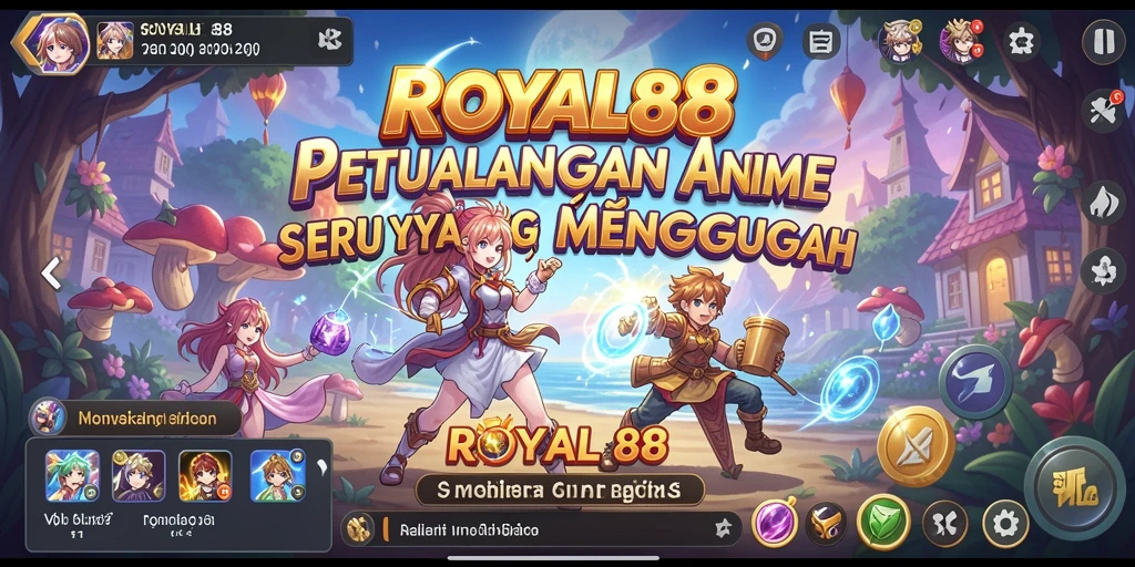 Tampilan gameplay seru dalam game Anime ROYAL88.