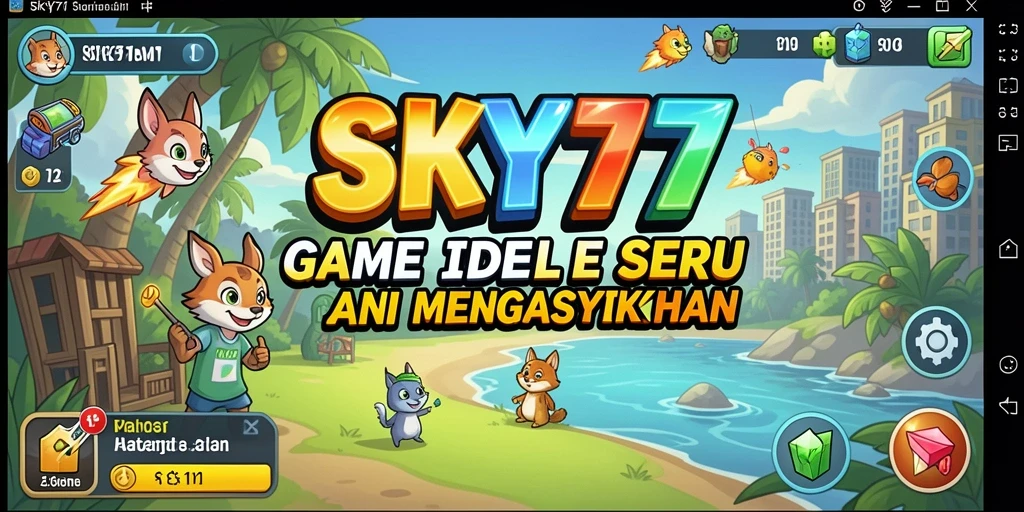 Gameplay menarik SKY77 dengan fitur idle yang seru.