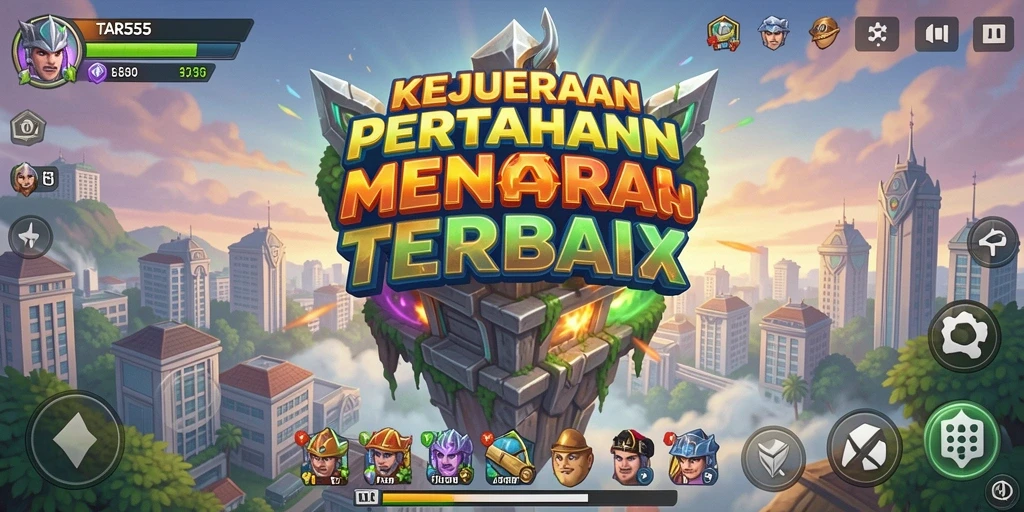 Gameplay seru Tower Defense dengan strategi menara yang dinamis.