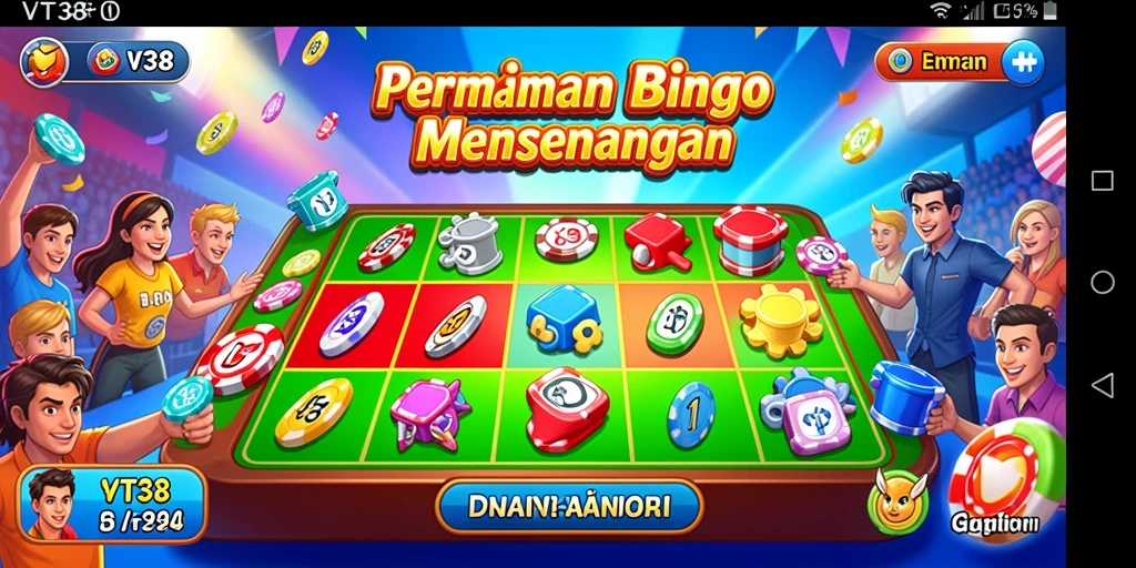 Tampilan gameplay menarik dari permainan Bingo VT38.